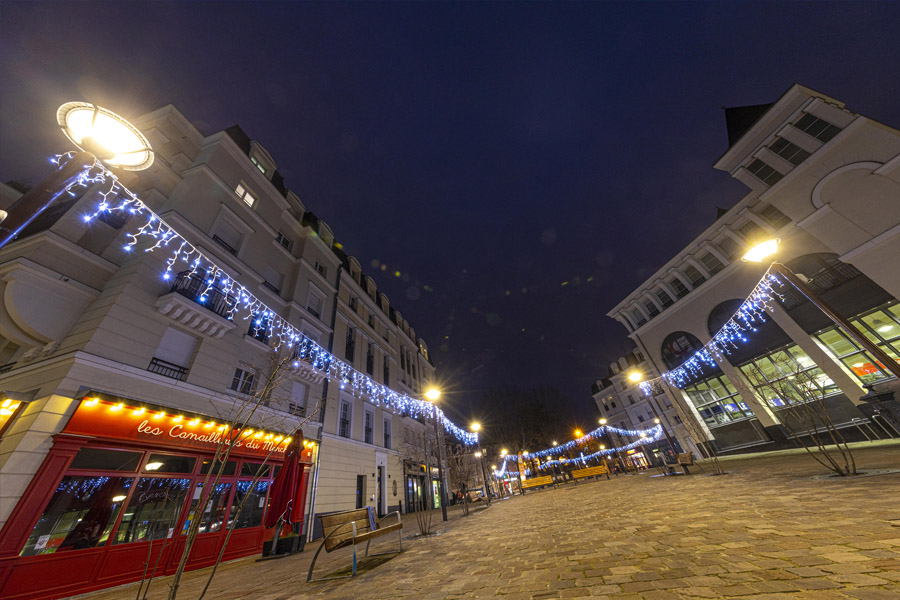 Illuminations de Noël à Chaville 2019-2020 - éclairage fêtes de fin d'année, Grand Paris Seine Ouest