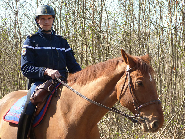 Guillaume, Maréchal des Logis Chef du régiment de cavalerie de la Garde Républicaine.