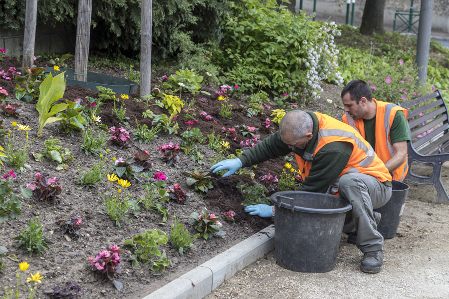 Jardiniers de GPSO - biodiversité, entretien des espaces verts