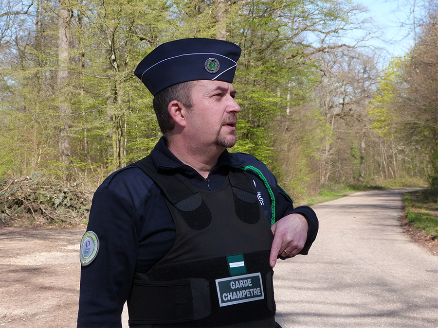 Joffrey, garde champêtre de la Police Verte de GPSO.