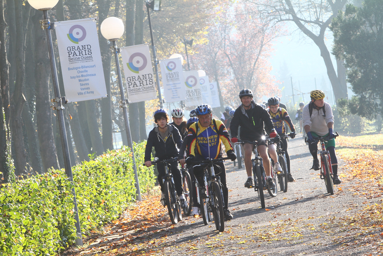 Randonnées VTT, complexe sportif Marcel Bec à Meudon, GPSO
