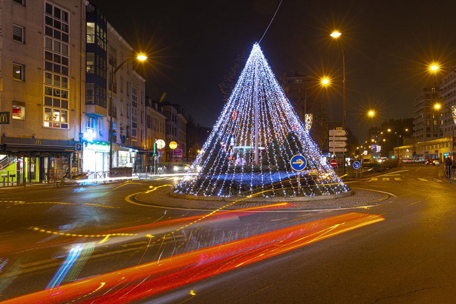 Illuminations de Noël à Sèvres 2019-2020 - éclairage fêtes de fin d'année, Grand Paris Seine Ouest