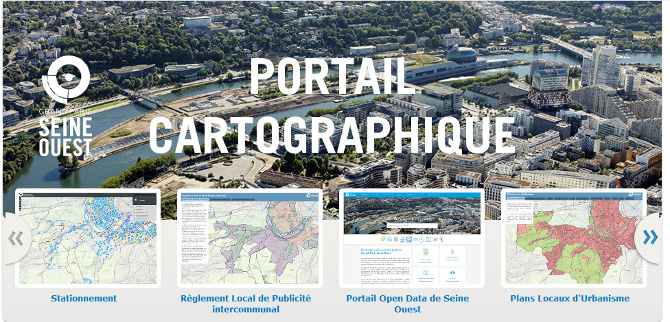 Portail cartographique de Grand Paris Seine Ouest
