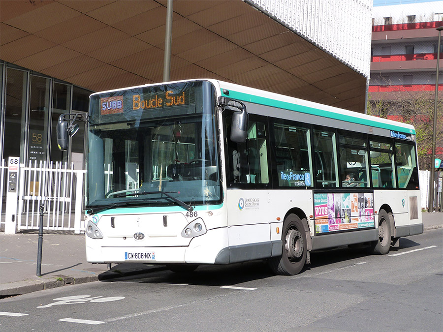 Le SUBB, bus de Boulogne-Billancourt.