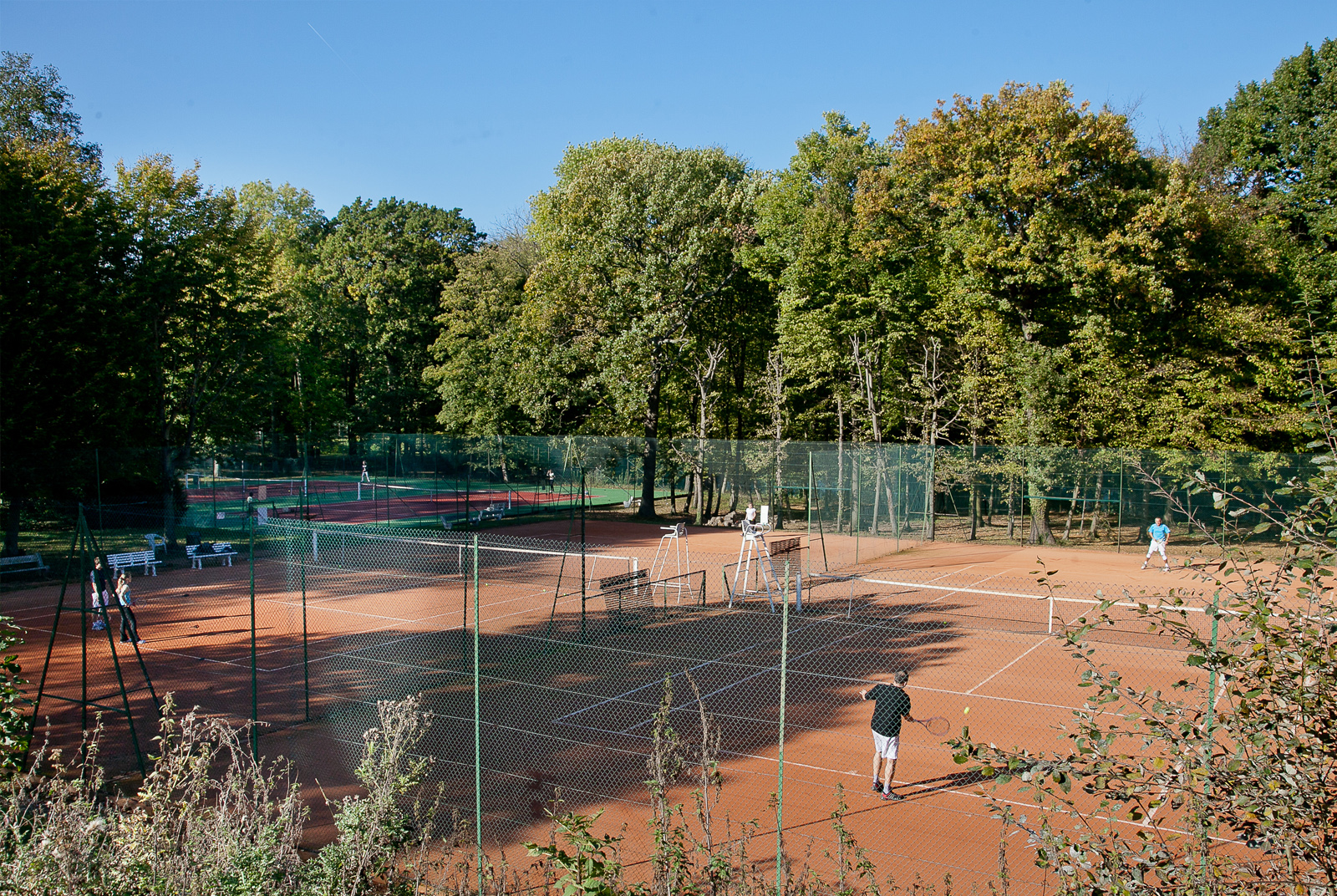 Tennis, complexe sportif Marcel Bec à Meudon, GPSO