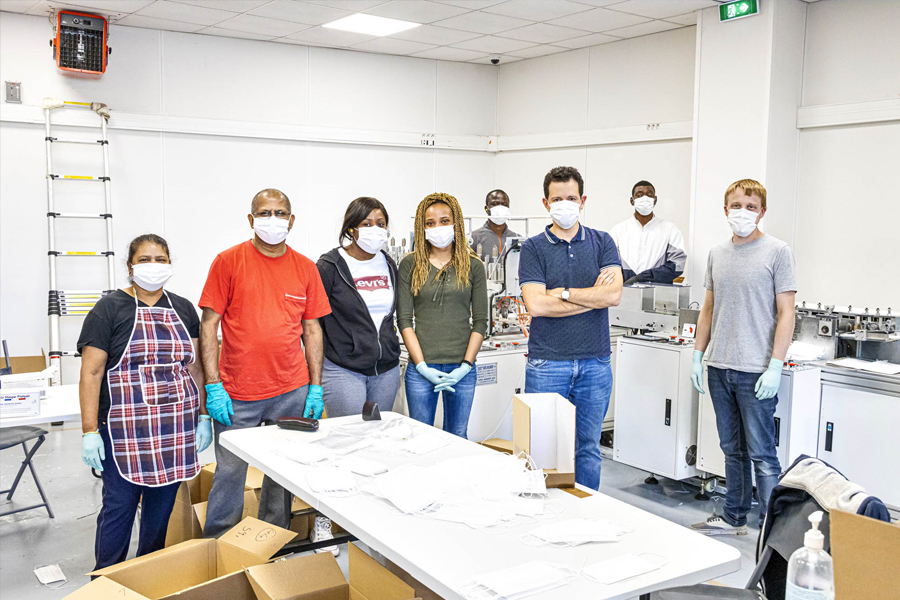 Le Masque Français - usine de masques chirurgicaux à Meudon
