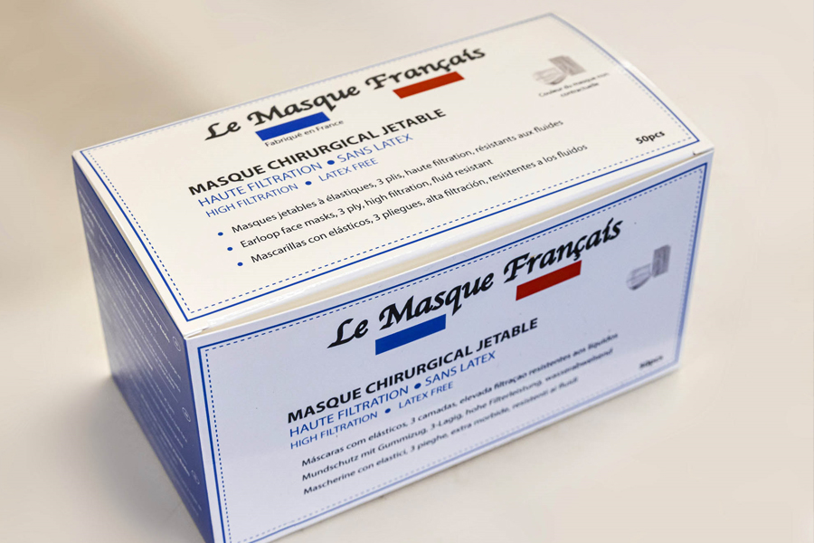 Le Masque Français - usine de masques chirurgicaux à Meudon