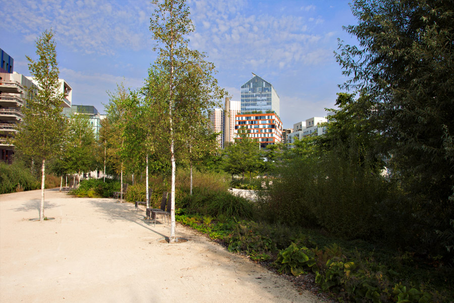 Parc Billancourt, à Boulogne-Billancourt.