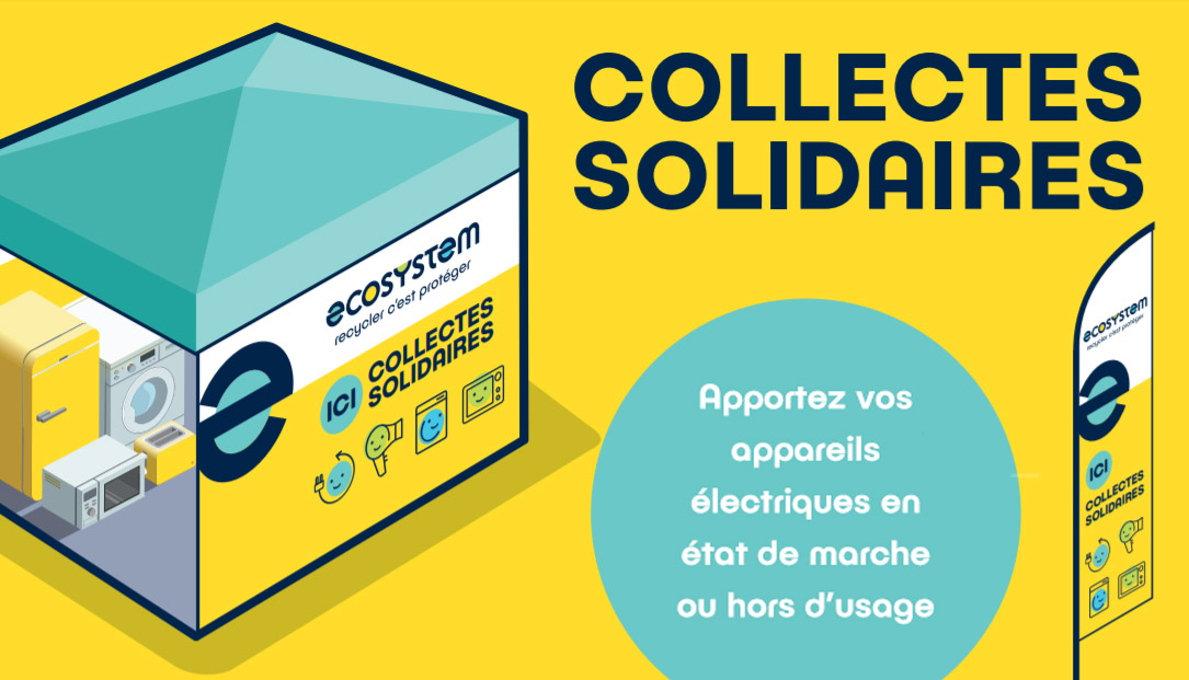 Collectes solidaires des déchets d'équipements électriques et électroniques (DEEE/D3E), samedi 20 juin 2020 à Boulogne-Billancourt, Issy-les-Moulineaux et Meudon