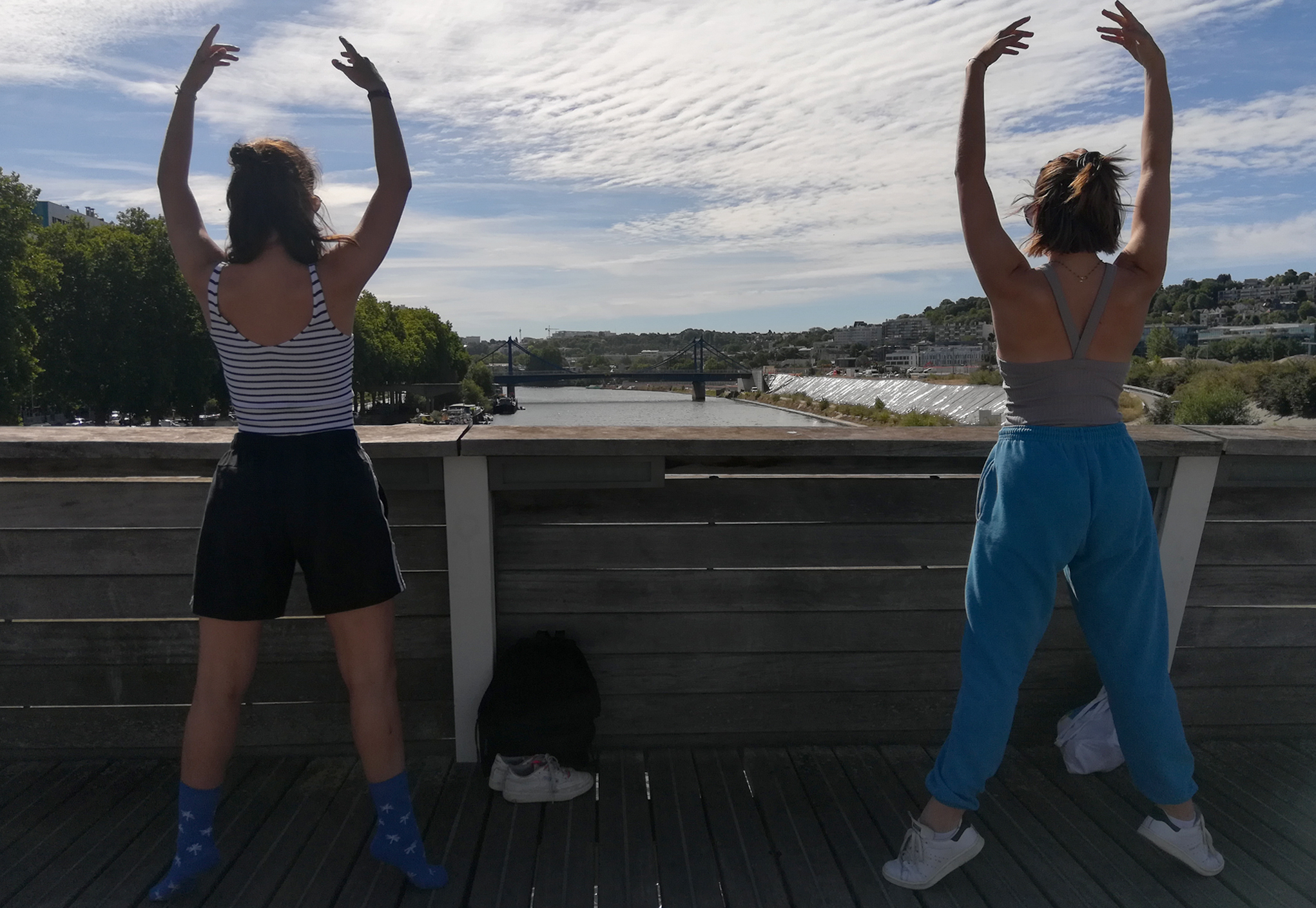 Danse à ciel ouvert - élèves de 3ème cycle de la classe de danse du conservatoire Niedermeyer à Issy-les-Moulineaux (Grand Paris Seine Ouest)