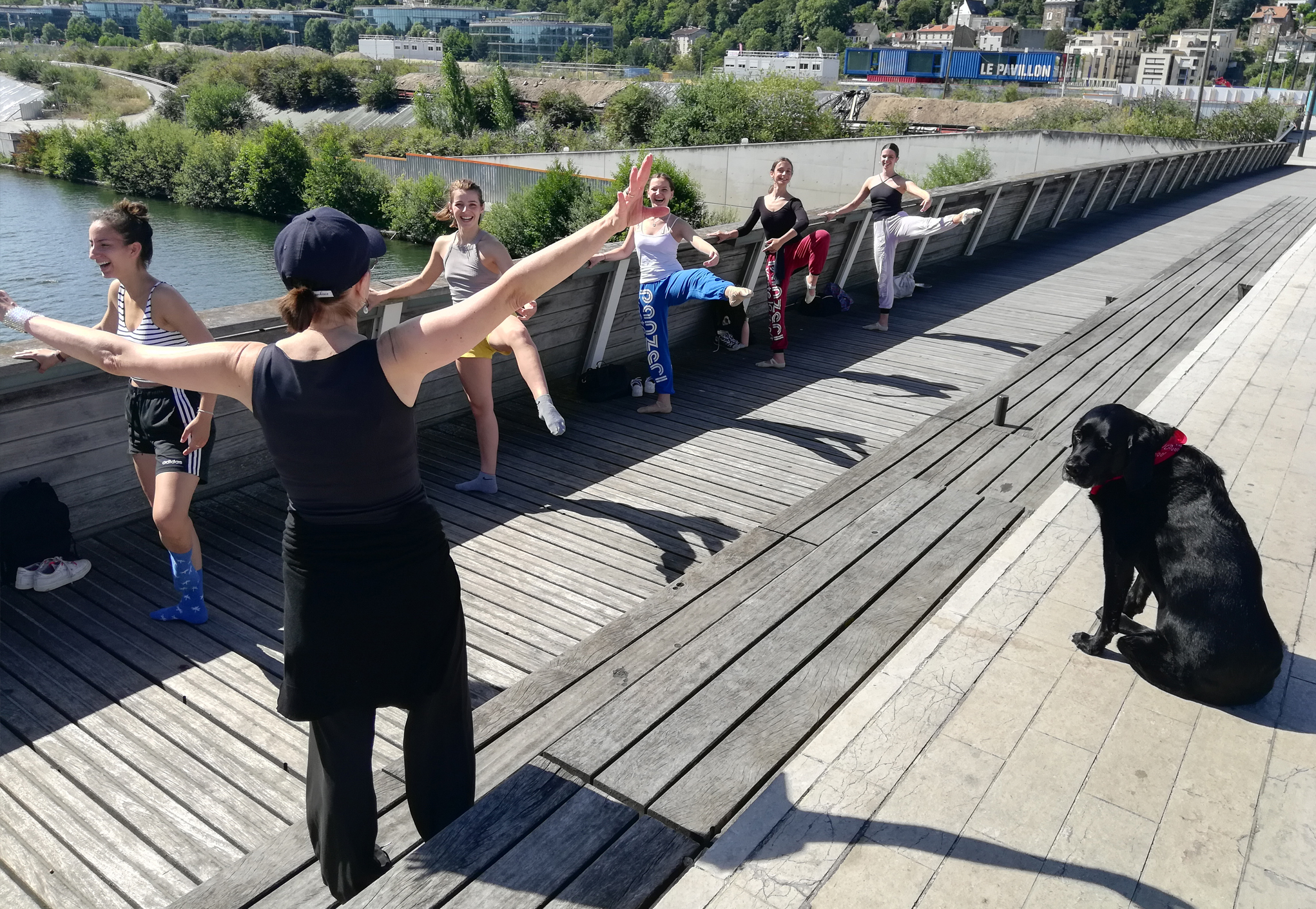 Danse à ciel ouvert - élèves de 3ème cycle de la classe de danse du conservatoire Niedermeyer à Issy-les-Moulineaux (Grand Paris Seine Ouest)