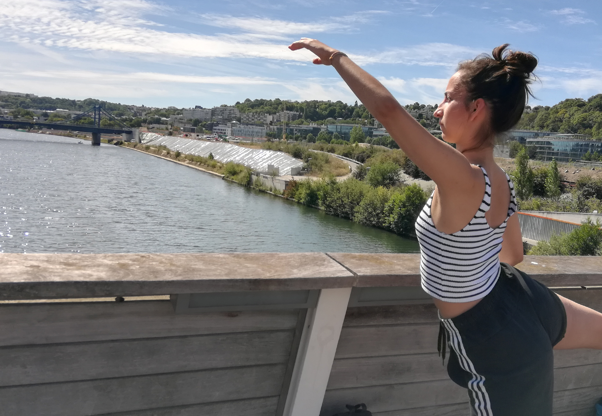 Danse à ciel ouvert - élèves de 3ème cycle de la classe de danse du conservatoire Niedermeyer à Issy-les-Moulineaux (Grand Paris Seine Ouest)