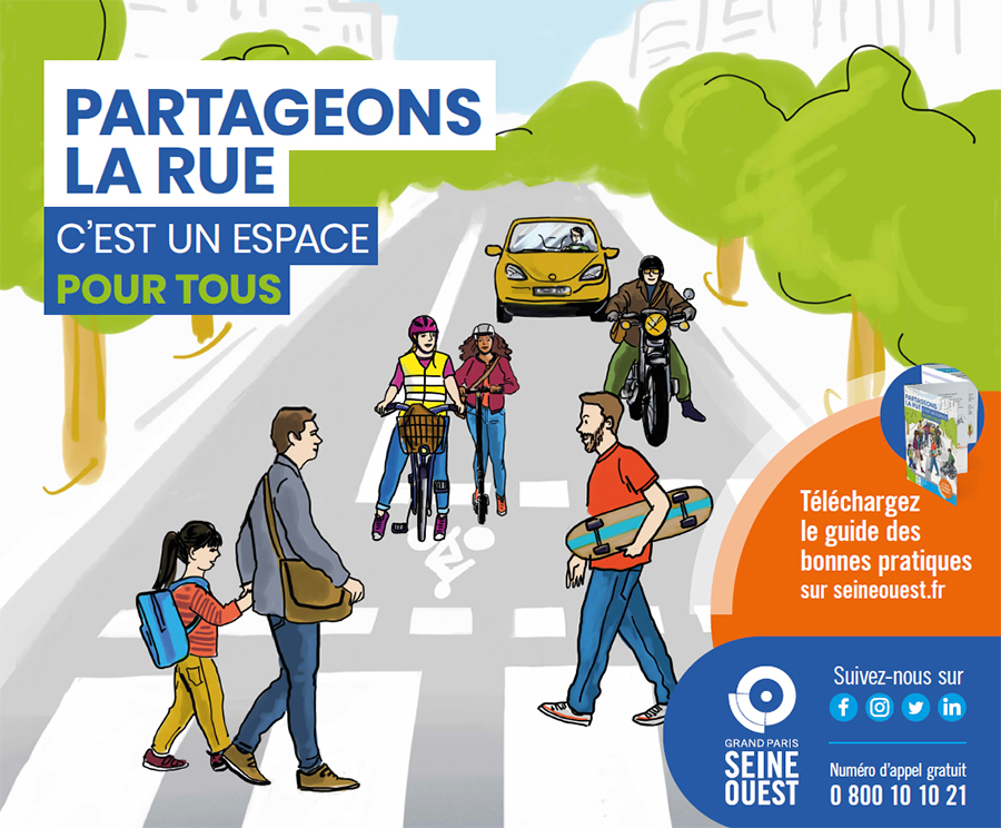 Partageons la rue - Grand Paris Seine Ouest (GPSO)