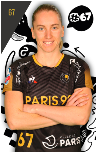 Veronika Mala, joueuse PARIS 92 - handball féminin