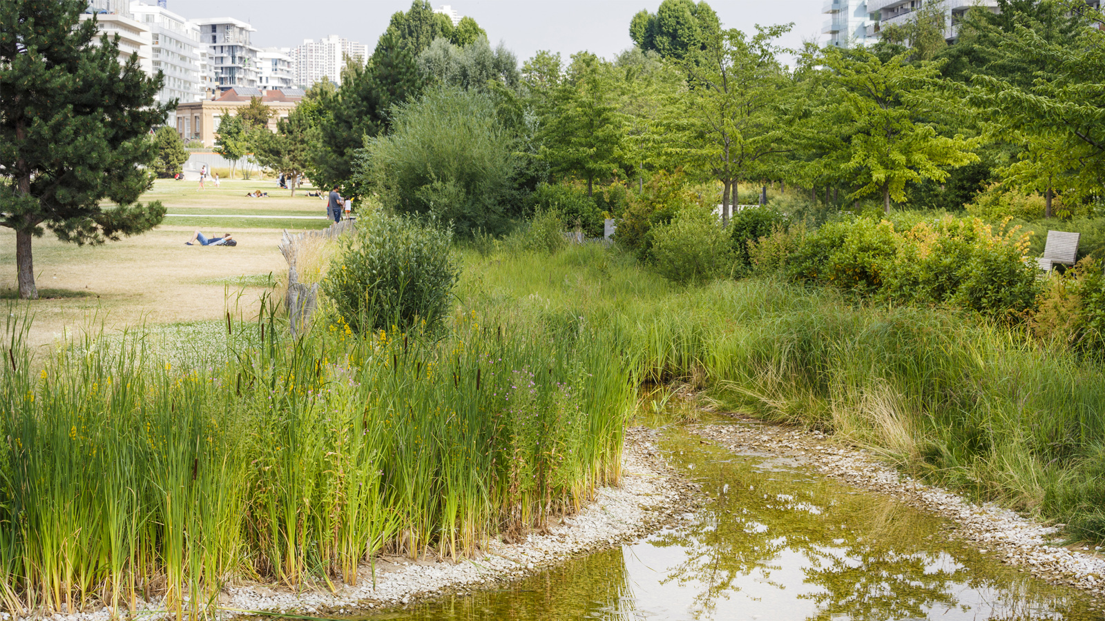 Parc de Billancourt, à Boulogne-Billancourt