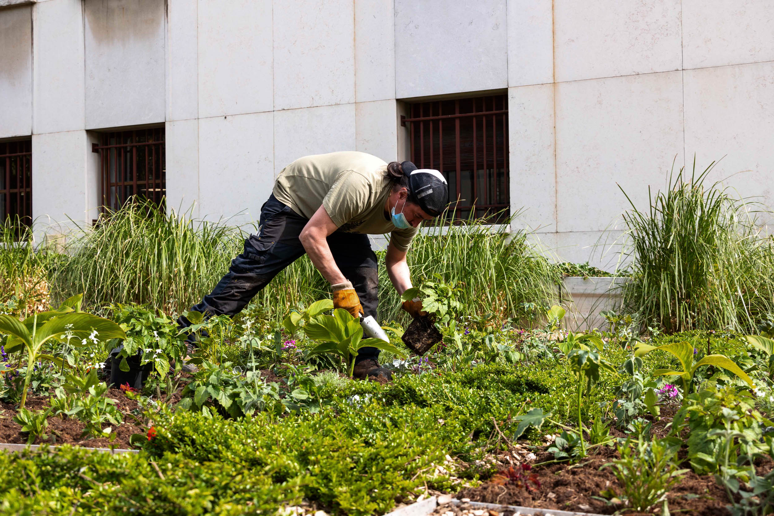 Jardiniers du fleurissement estival 2021 à Boulogne-Billancourt