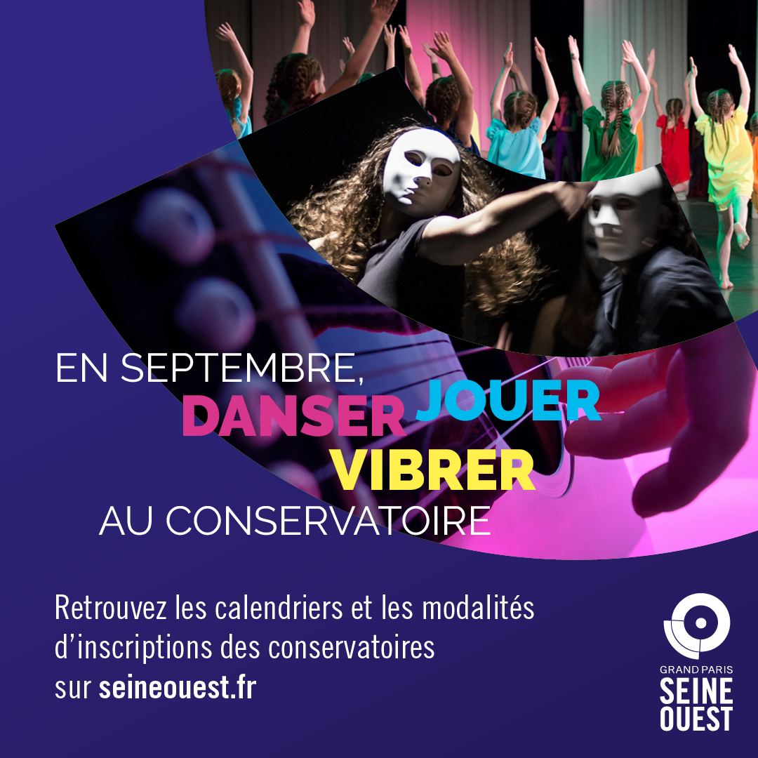 Inscriptions et réinscriptions - danser, jouer, vibrer au conservatoire