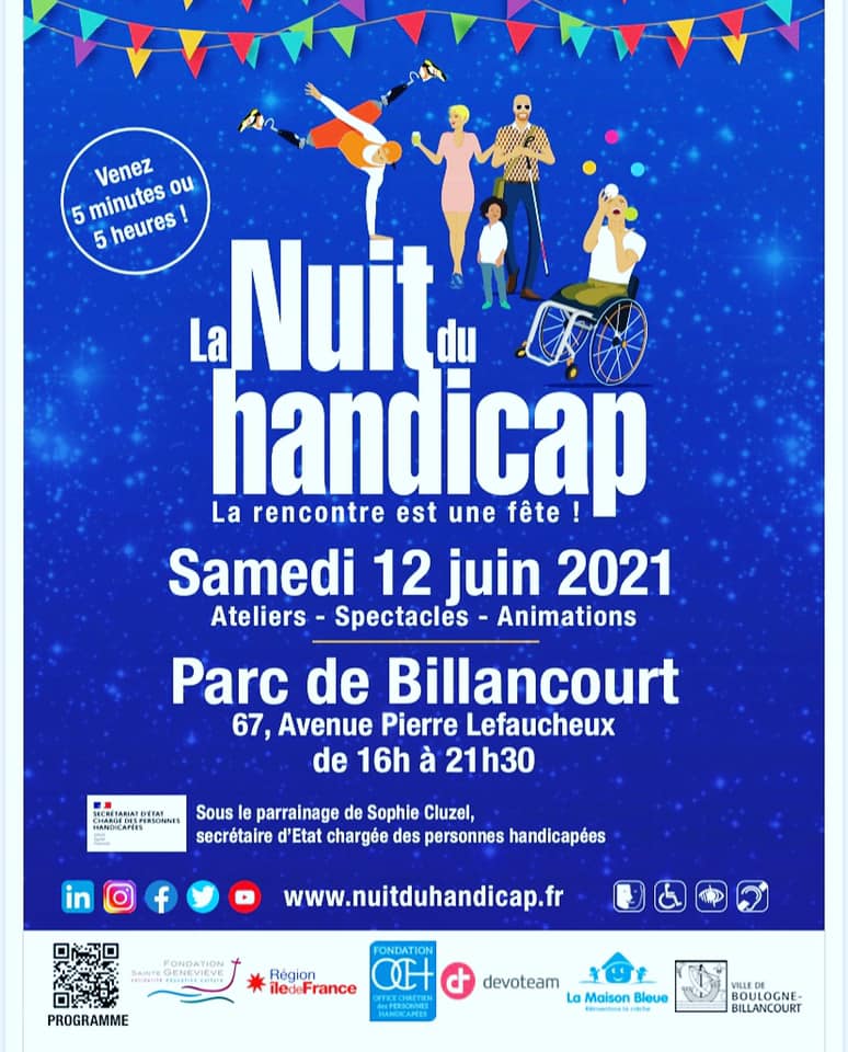 Nuit du Handicap 2021, Boulogne-Billancourt