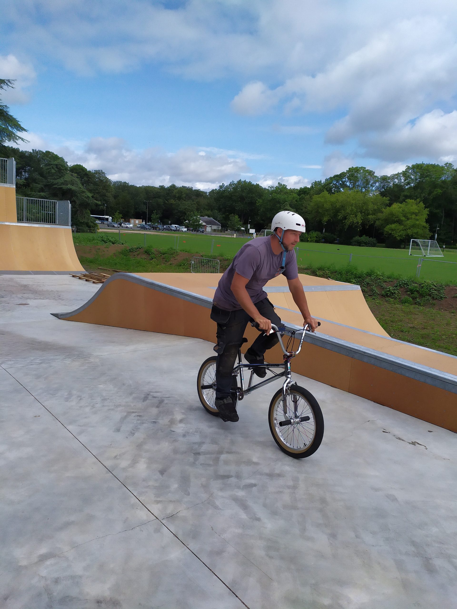 Skatepark au complexe sportif Marcel Bec, Meudon