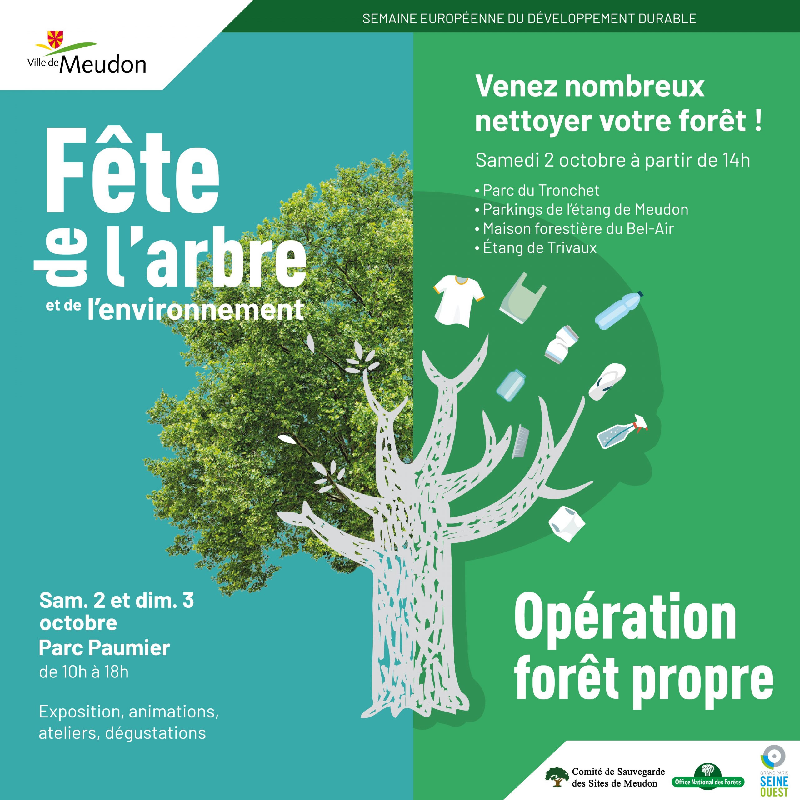 Fête de l'arbre et de l'environnement, Meudon, 2 et 3 octobre 2021