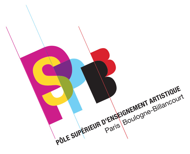 Logo du PSPBB : pôle supérieur d'enseignement artistique Paris Boulogne-Billancourt