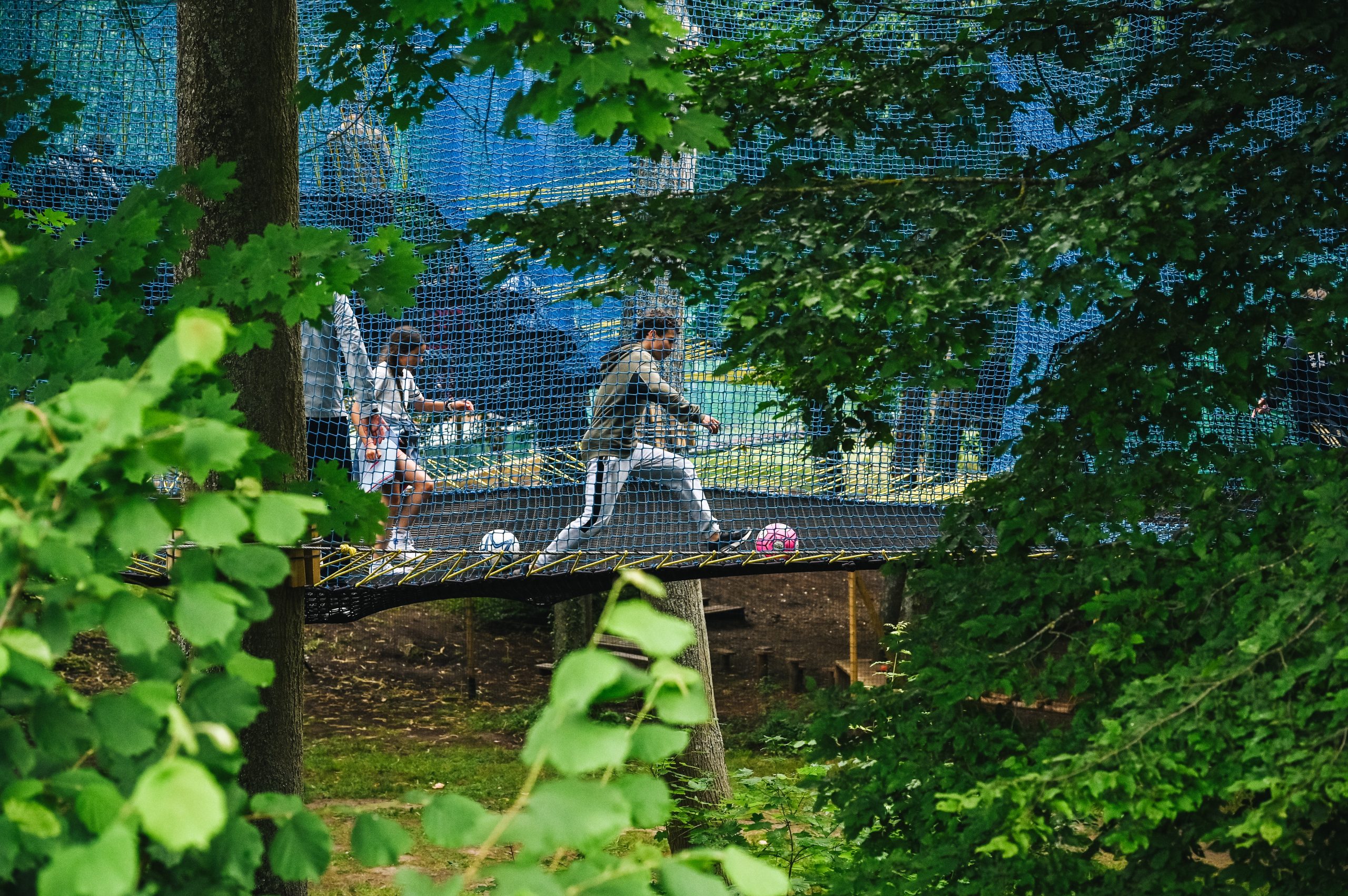 Ecopark Legends - parc filet dans la forêt de Meudon