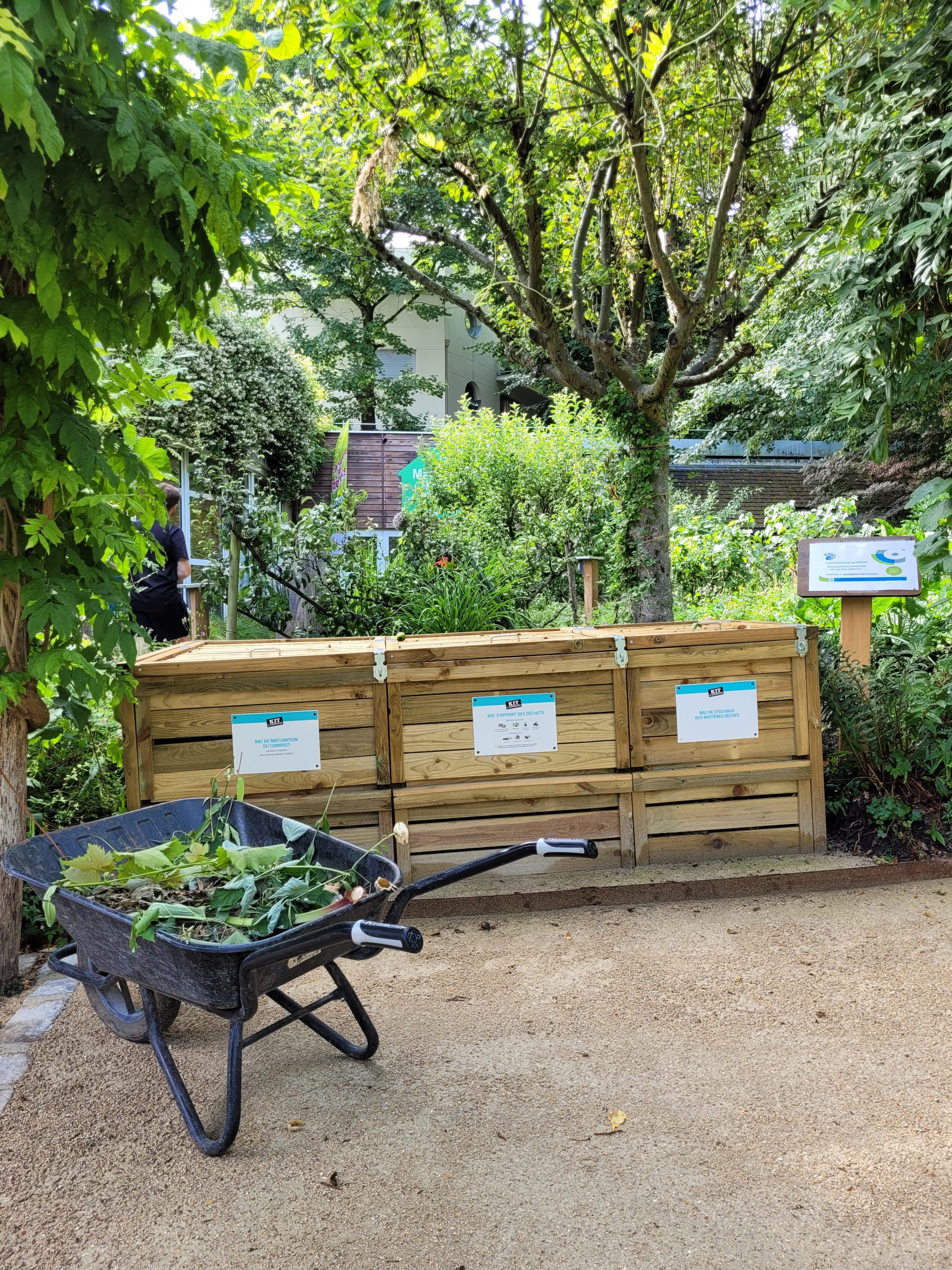 Composteur collectif de la Maison de la nature et de l'arbre, à Meudon