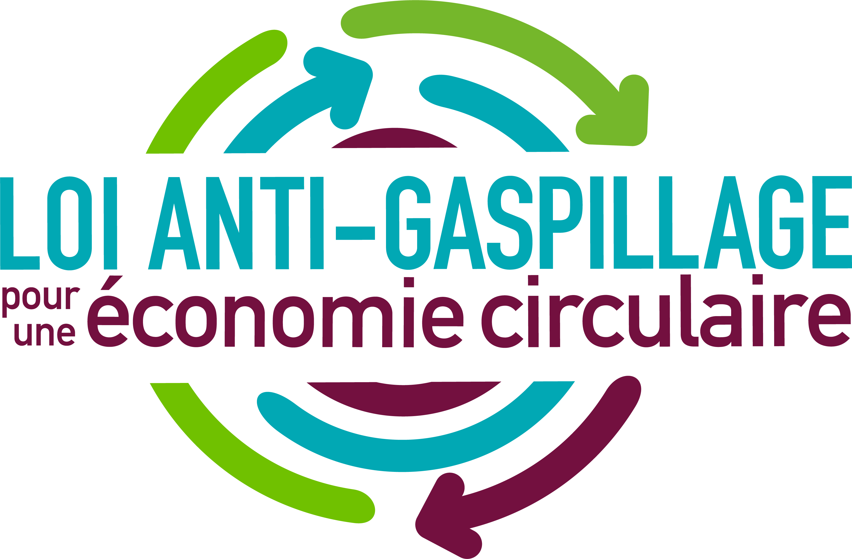 Logo de la loi anti-gaspillage pour une économie circulaire